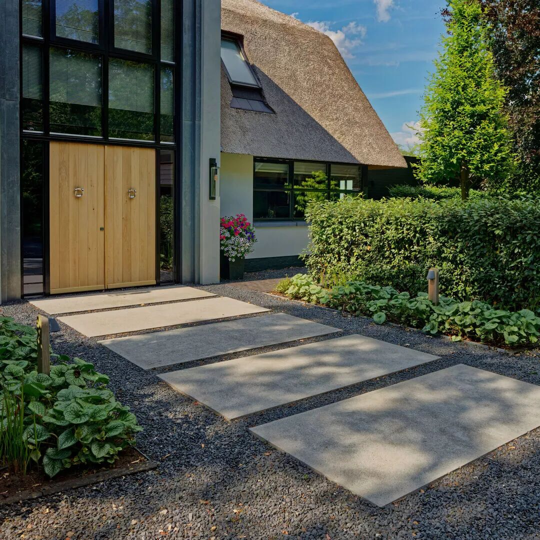 Schellevis Large Format Paving Slabs - Red Brown